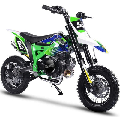 MotoTec Dirt Bike MotoTec Hooligan 60cc 4-Stroke Gas Dirt Bike Green