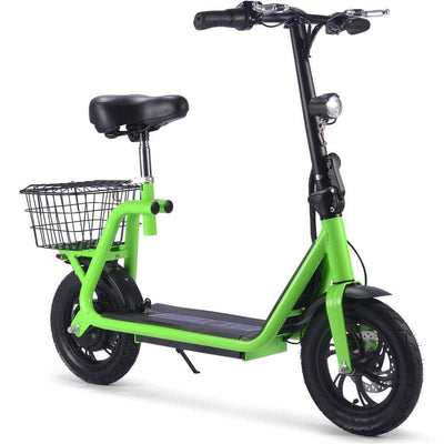 MotoTec Electric Scooter MotoTec Metro 36v 350w Lithium Electric Scooter, Green