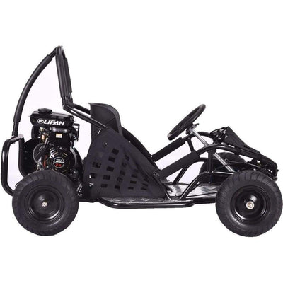 MotoTec Gas Go Cart MotoTec Off Road Go Kart 79cc Black-MT-GK-05-Black