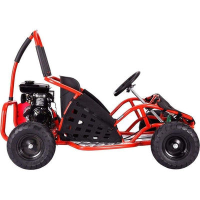 MotoTec Gas Go Cart MotoTec Off Road Go Kart 79cc Red-MT-GK-05-Red