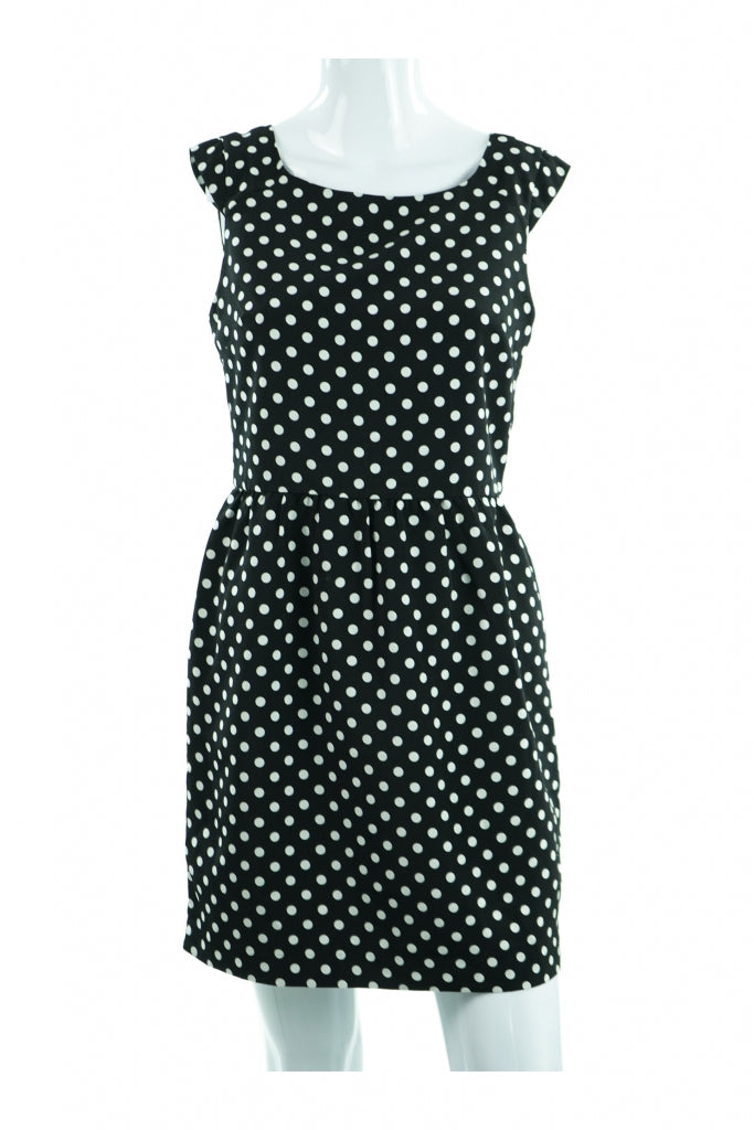 forever 21 white polka dot dress