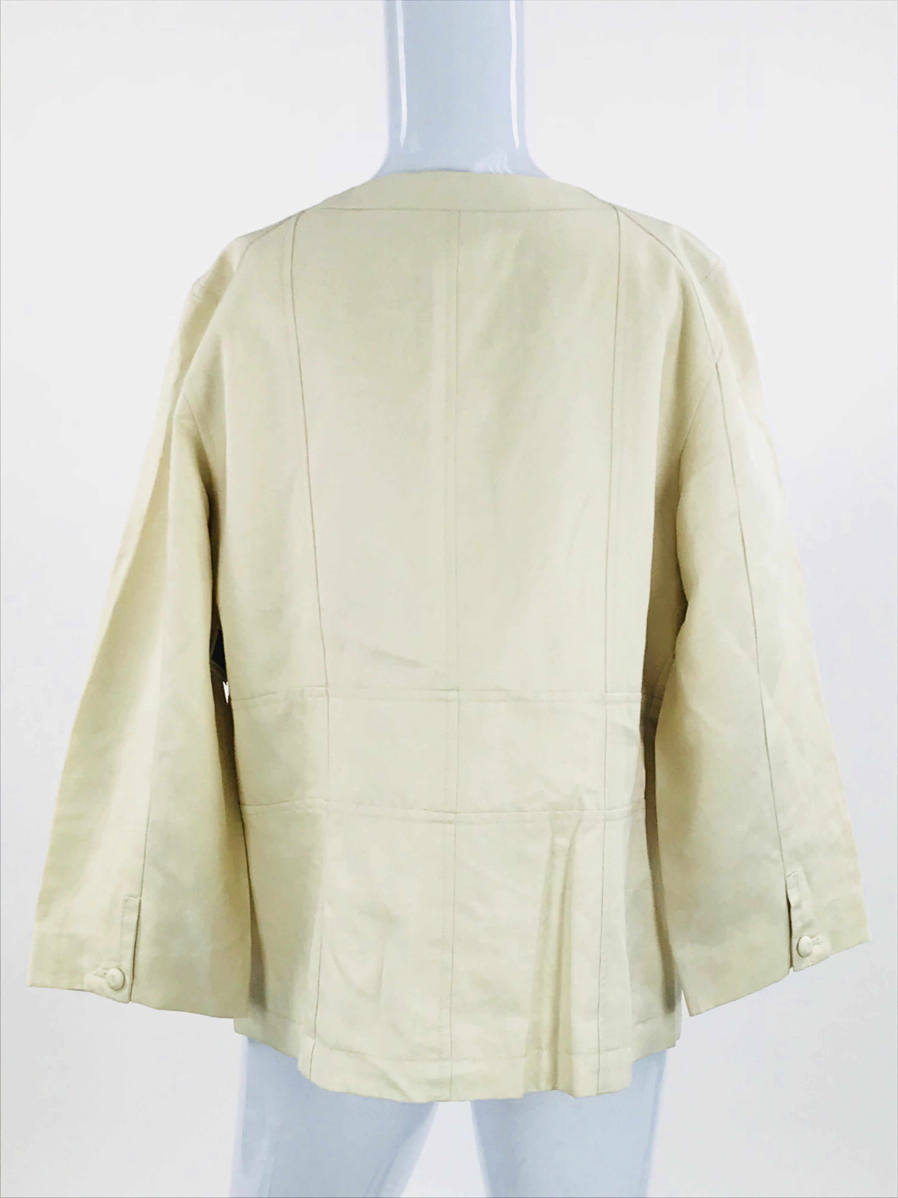 sigrid olsen linen jacket