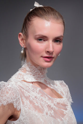 Eva Staudinger at Isabelle Armstrong's Fall 2017 Bridal Show