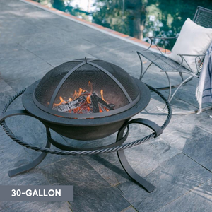 30 Gallon Wood Syrup Kettle Fire Pit