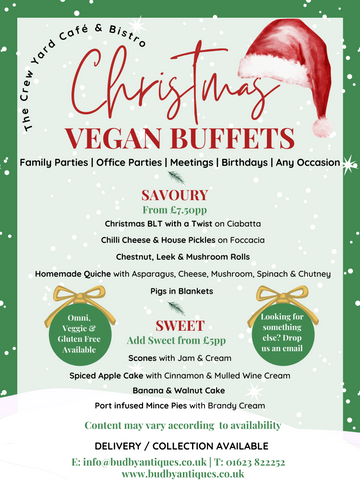 Vegan and Plant Based Christmas Buffets 2023 - Office Parties Catering, Family Parties, Birthdays, Work Meetings