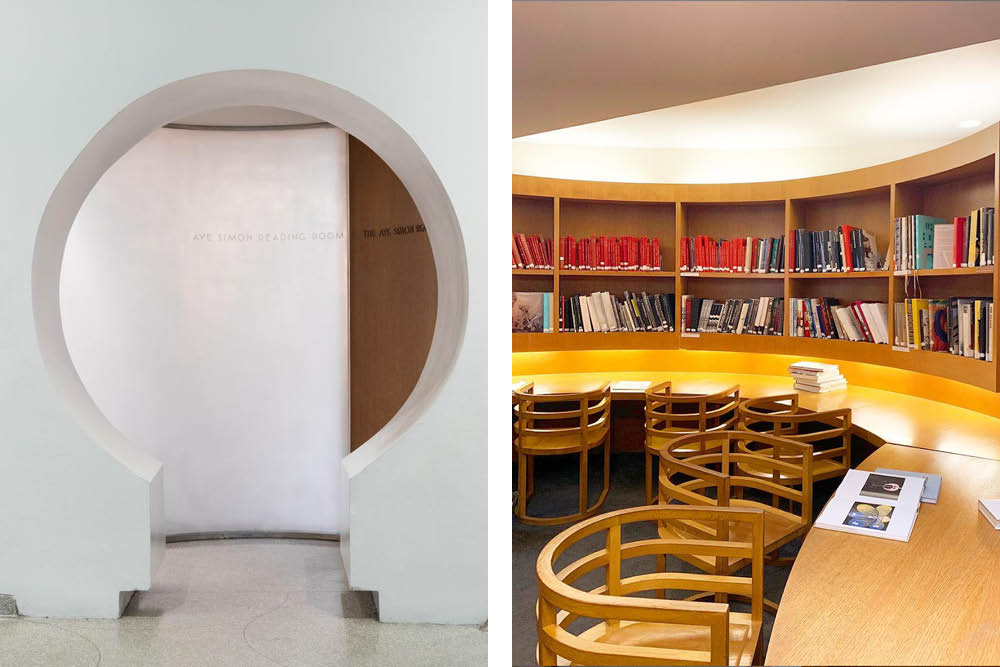 architecture library design Guggenheim Reading Room photo by Raquel Cayre