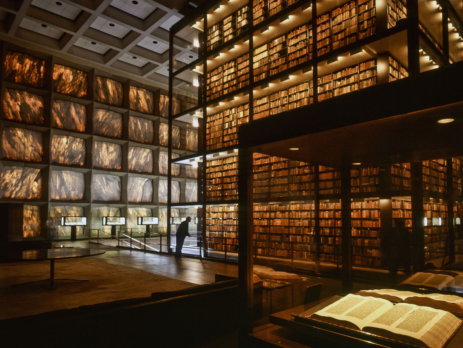 architecture photos library design Beinecke Yale Library