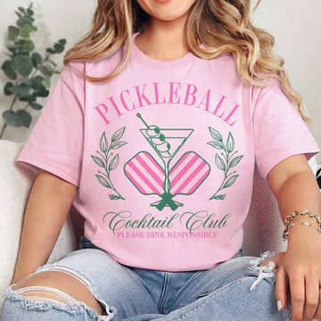 Pickleball Cocktail Club Graphic