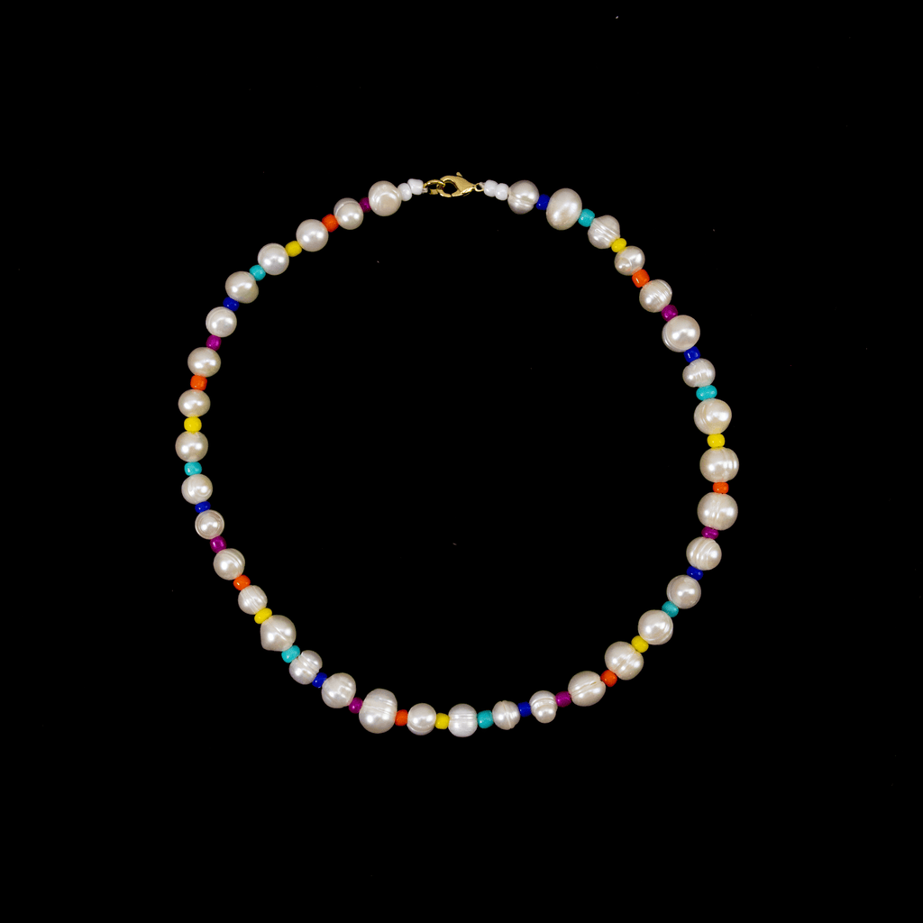 72 inches 5-8mm Multi Color and Multi Shape Freshwater Pearl Necklaces –  QualityBeadMart