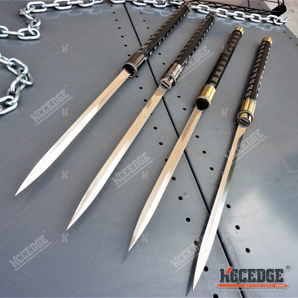 2 In 1 Twin Blades 33 Samurai Ninja Katana Dual Sword Set Interlockin Kcc Knives