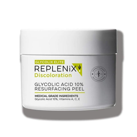 Replenix Discoloration Glycolic Acid 10% Resurfacing Peel Pads