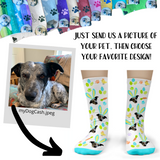 Dog Socks personalized with your dog's face - Toddler Ankle Socks