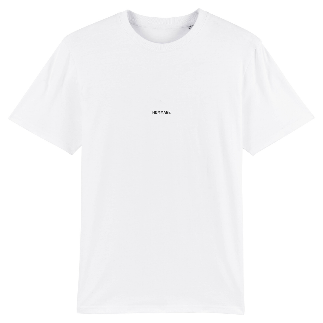 Hommage Motif T-Shirt White – HOMMAGE