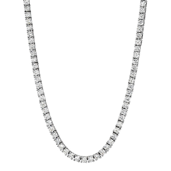 Roberto Coin .10 Carat Diamond Necklace in 18kt Yellow Gold. 16.5