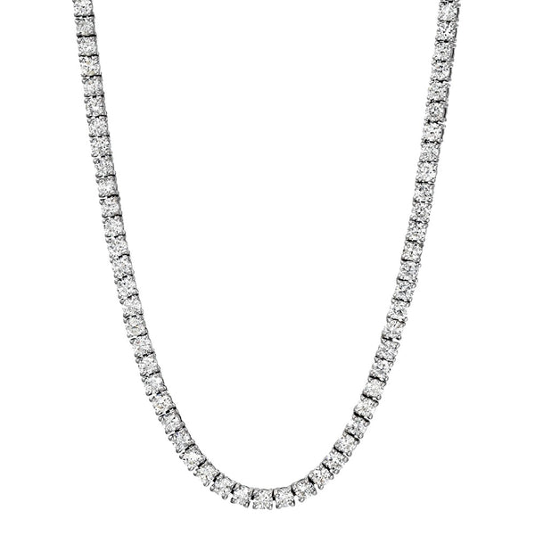 11.38 ct GH VVS-VS Diamonds Tennis Necklace