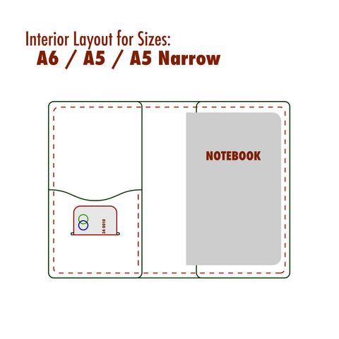 Size Chart for Journals – Coal Creek Leather