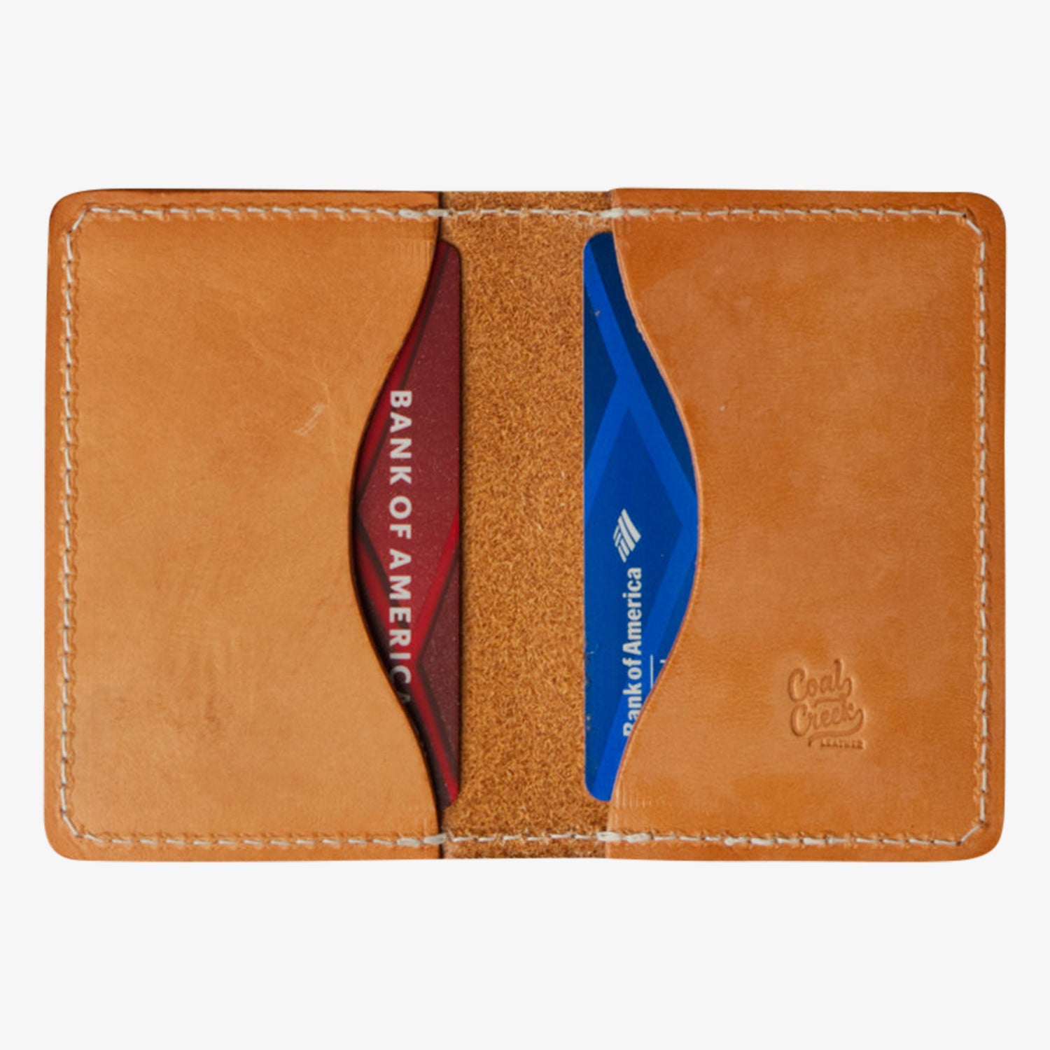 Redmond Card Wallet - Pine – Coal Creek Leather