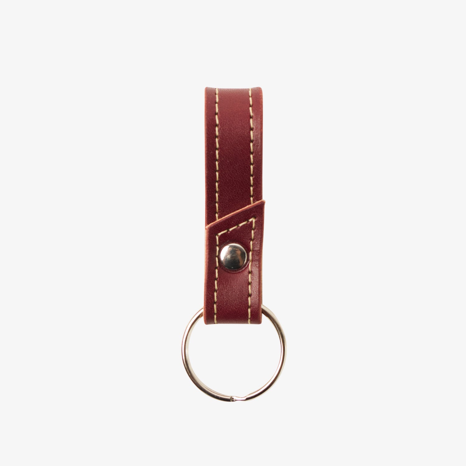 Turnbull & Asser Peanut Brown Leather Key Fob