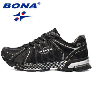 BONA New Waterproof Style Men Running Shoes Outdoor Jogging Walking Sneakers Lace Up Athletic Shoes Comfortable Free Shipping