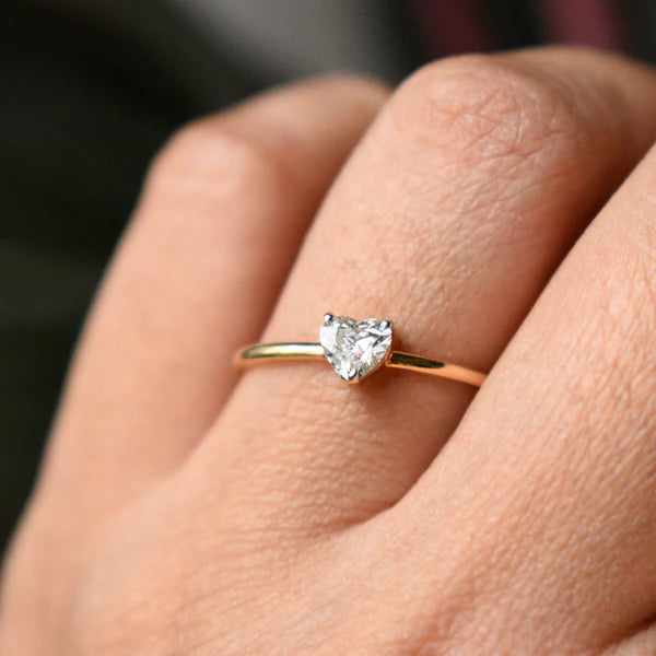 Heart Cut Diamond Ring
