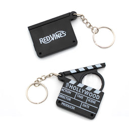 Red Vines movie clapperboard keychain