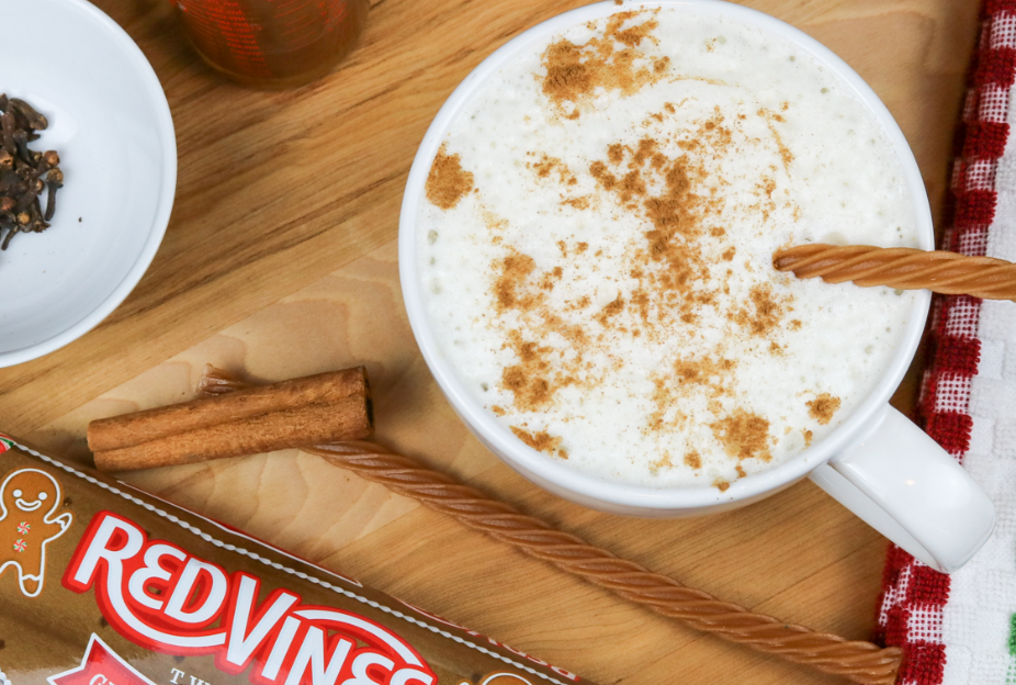 Gingerbread Red Vine holiday candy added to Gingerbread Latte