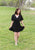 Black Tiered Mini Dress 