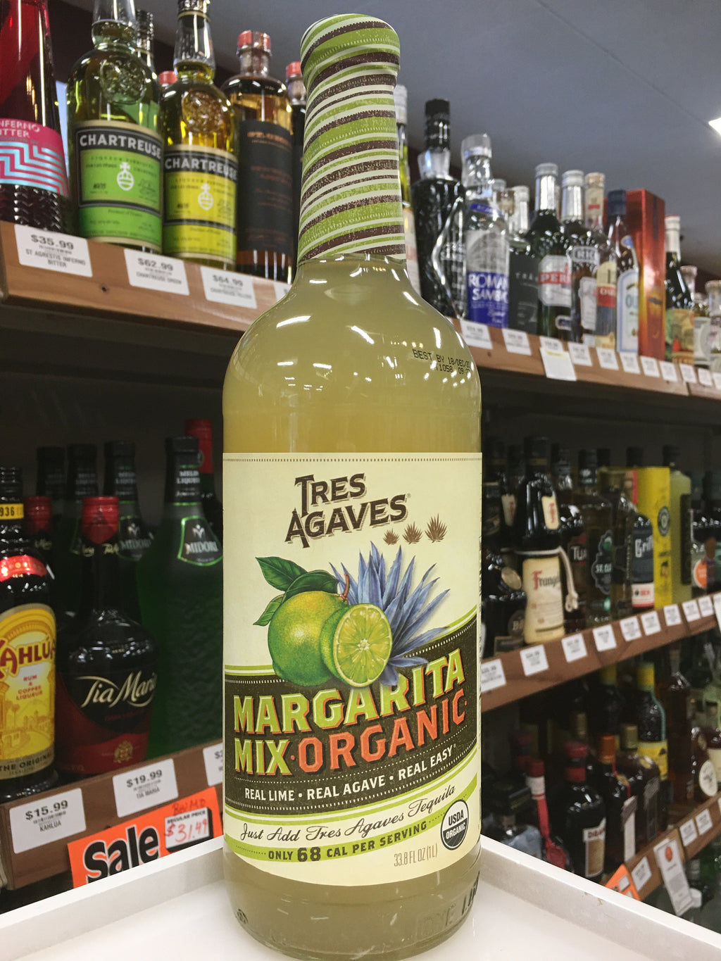 mixed margarita bottle