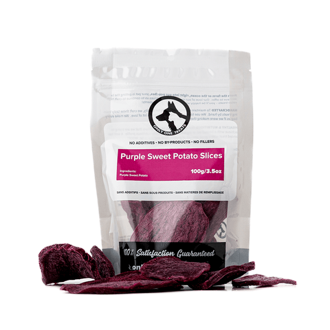 Purple Sweet Potato Slices