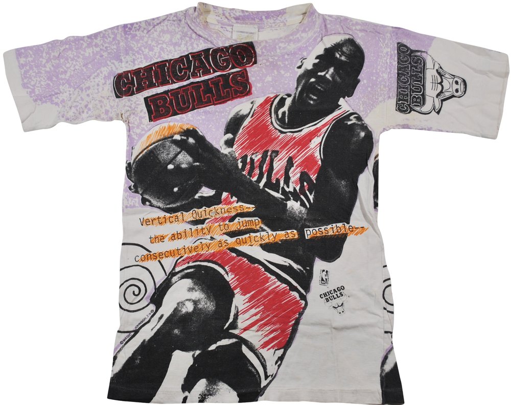 Vintage Chicago Bulls Michael Jordan Magic Johnson Shirt Size – Attic