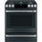 GE Cafe CC2S900P3MD1 30" Slide-In Front Control Dual-Fuel Convection Range with Warming Drawer In Matte Black