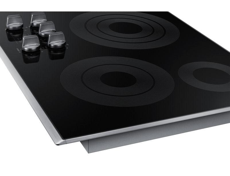 Samsung Nz30k6330rs Aa 9 5 Kw Electric Cooktop With 6 9 3 3 Kw