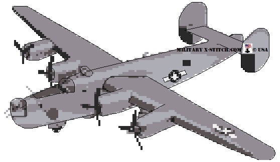 B 24 Bomber Military Xstitch Com