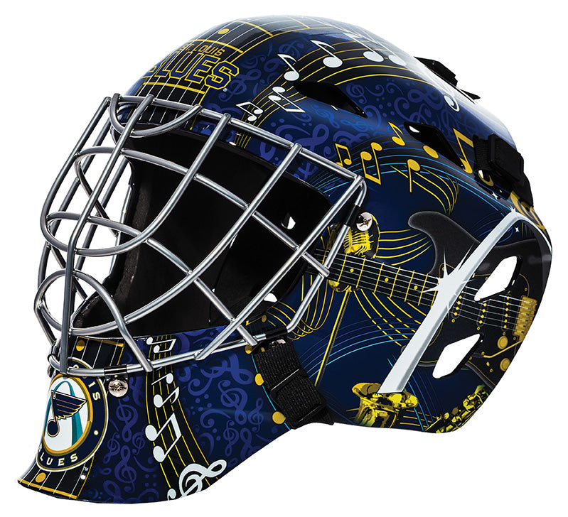 Download Nhl Team Gfm1500 Goalie Mask Sidelines Sports PSD Mockup Templates