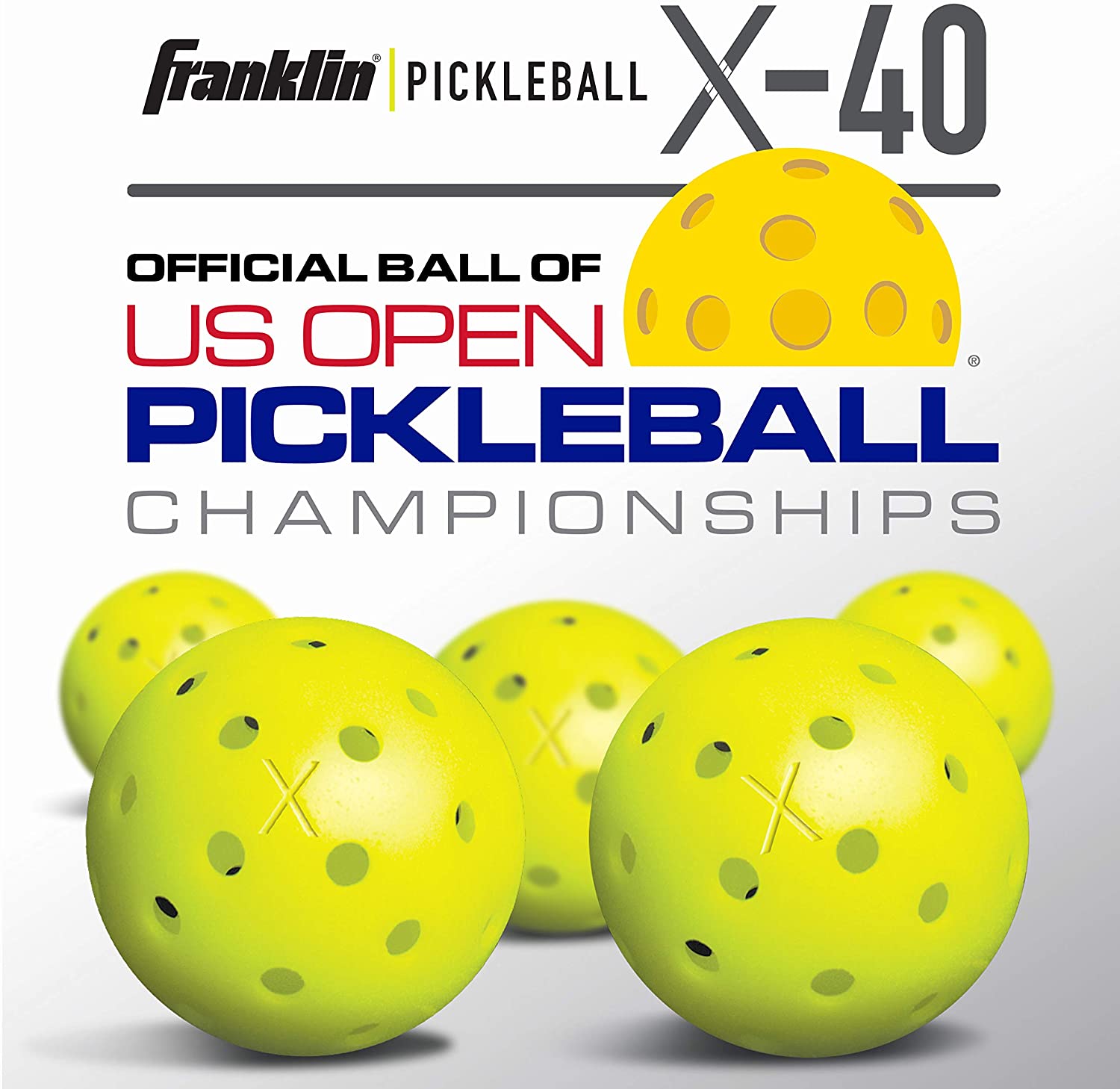 FRANKLIN X-40 PICKLEBALLS OUTDOOR  12-PACK BOX