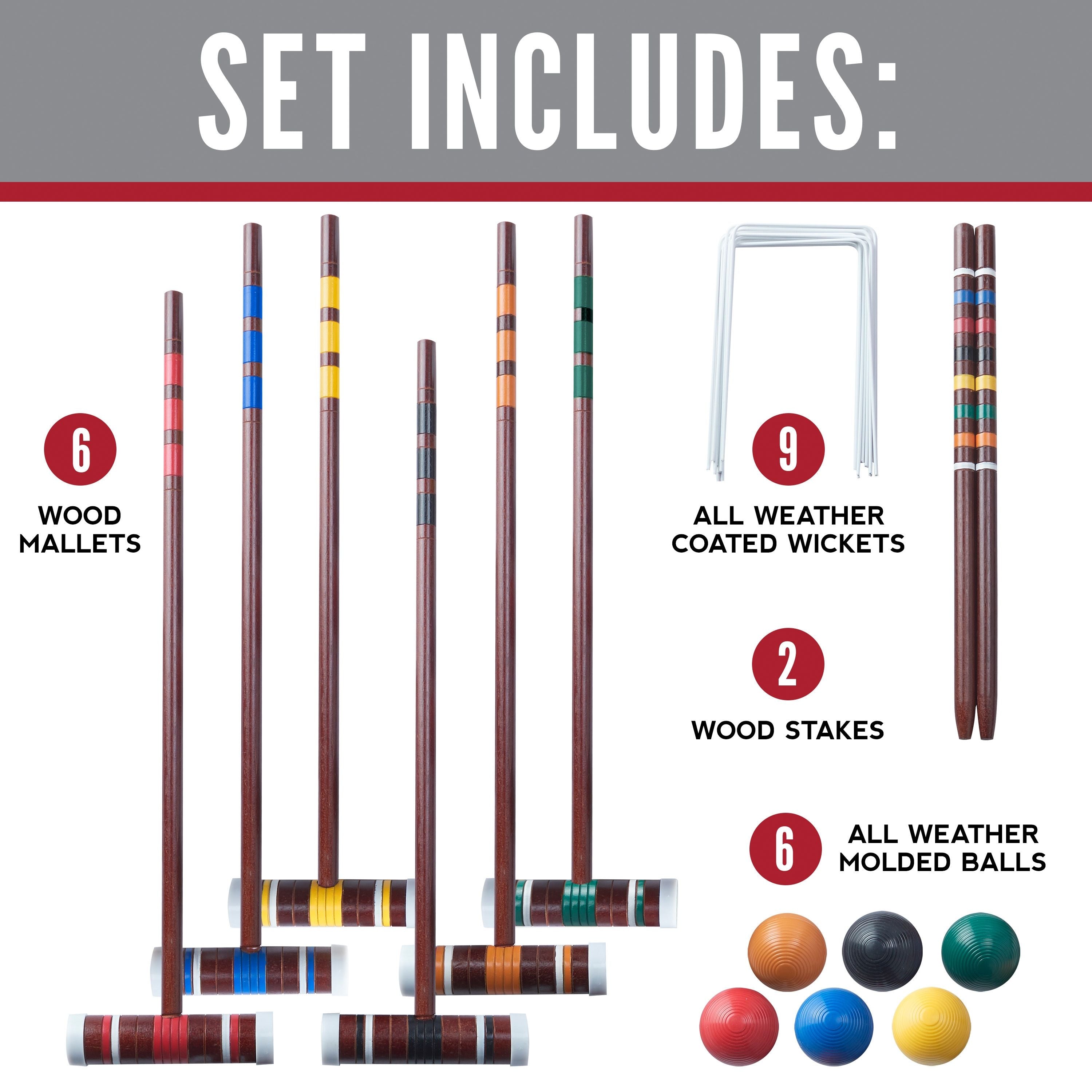 FRANKLIN CROQUET SET