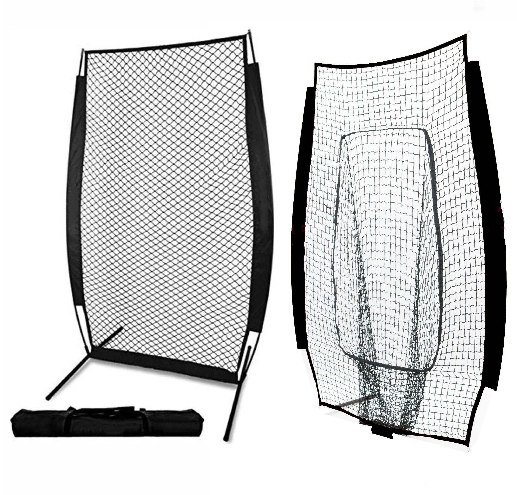 SIDELINES BASEBALL I-SCREEN PACKAGE WITH BOTH PRACTICE NETTING OPTIONS