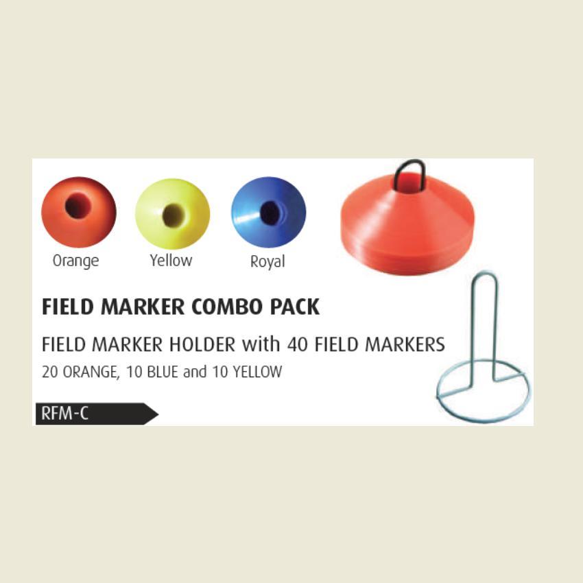 FIELD MARKER COMBO PACK-HOLDER WITH 40 FIELD MARKERS