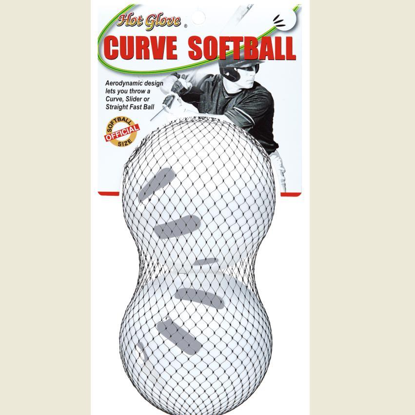 HOT GLOVE PRACTICE CURVE SOFTBALL-2PK