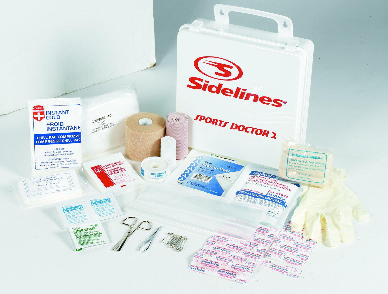 SIDELINES SPORTS DOCTOR  -DELUXE FIRST AID KIT