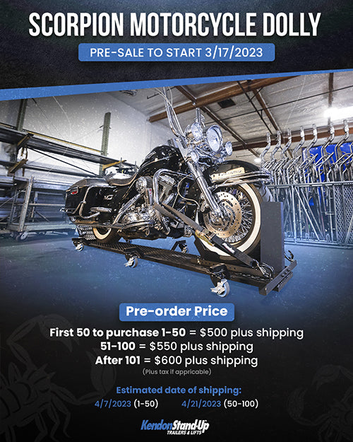Scorpion Motorcycle Dolly Pre-Sale