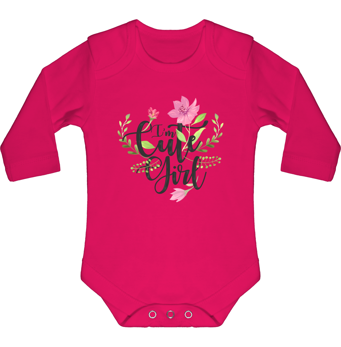 Body Bebe Fille Cute Girl A Manches Longues 2 Coloris Disponibles Coolkids Fr