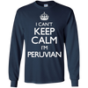 Image of PERUVIAN Can't Keep Calm Funny T-Shirt