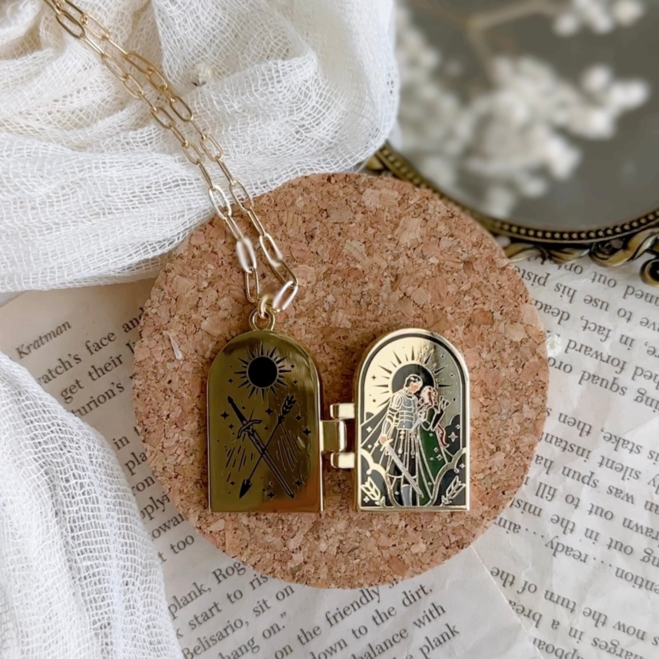 Locket Necklace Locket Pendant Gold Locket Necklace Gold 