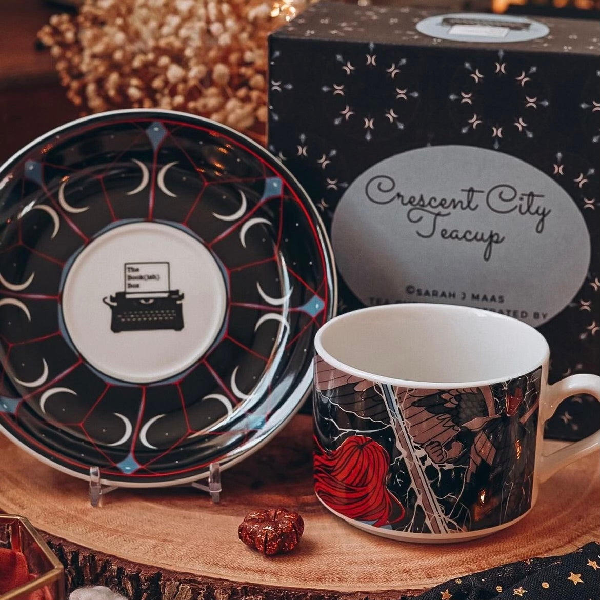 Throne of Glass Inspired: Tea Cup + Saucer Set