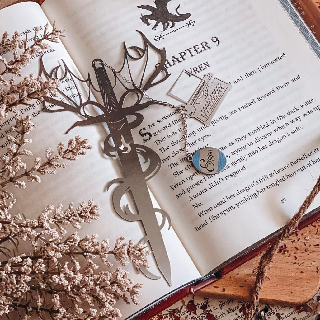 Eragon Inspired: The Brisingr Sword Metal Bookmark