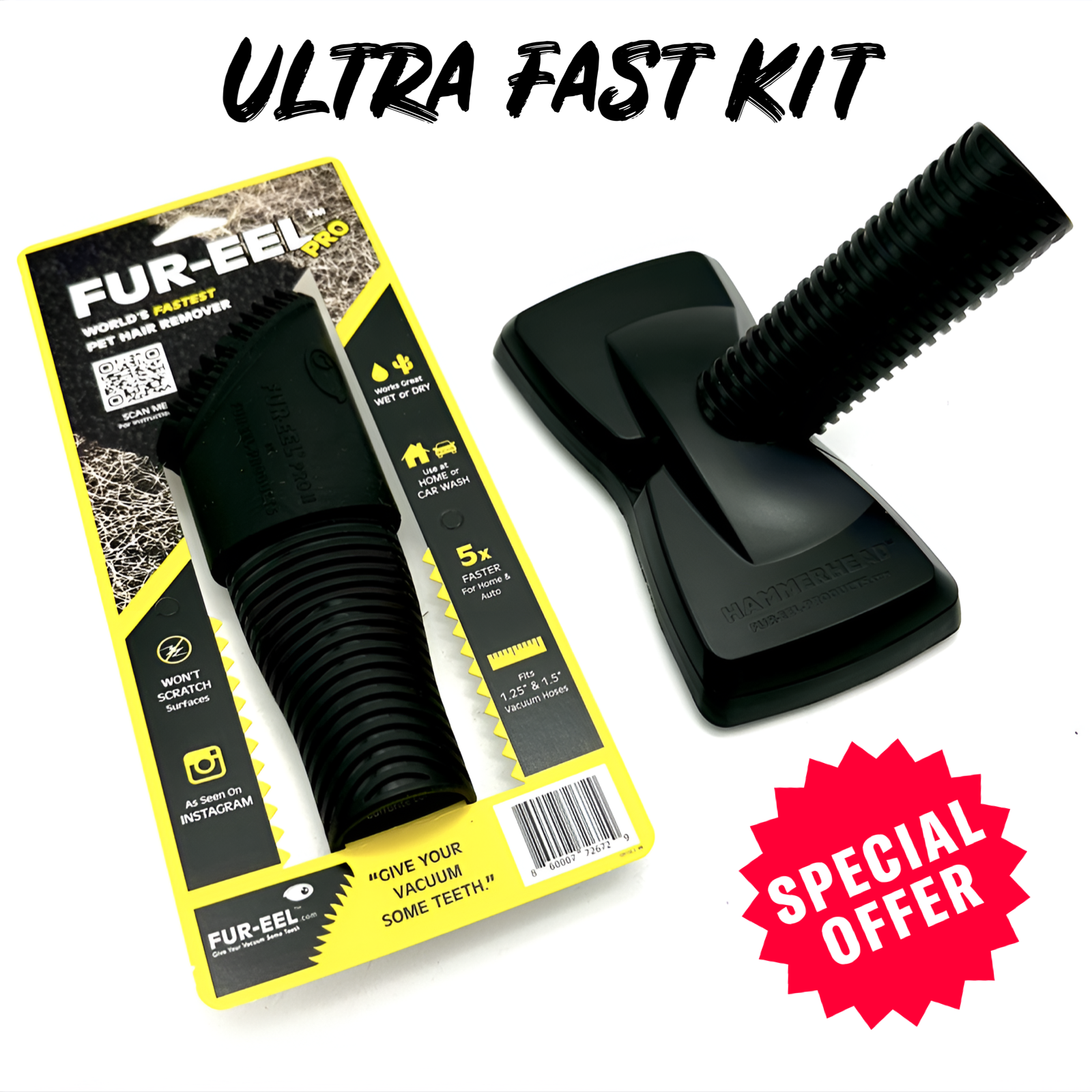 ULTRA FAST KIT- Hammerhead and Fur eel Pro Combo Kit - Buff Brite product image