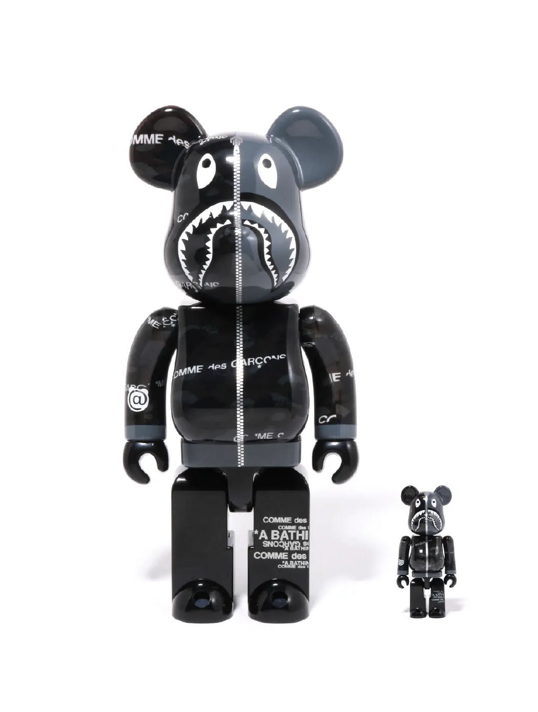 BE@RBRICK BAPE CDG CAMO SHARK 100%&400% 【送料無料】 sandorobotics.com