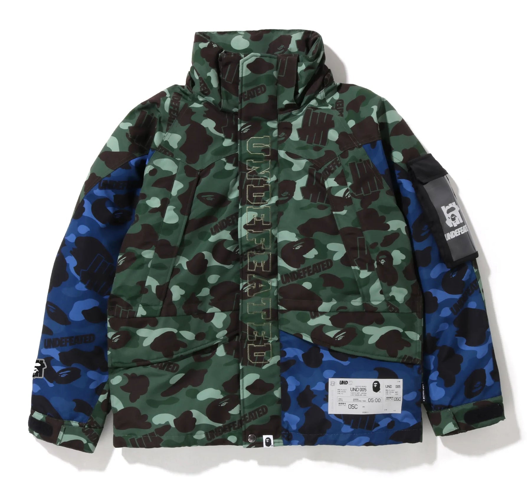 A・BATHING APE】DOWN JACKET〝green〟00s 都内で nods.gov.ag