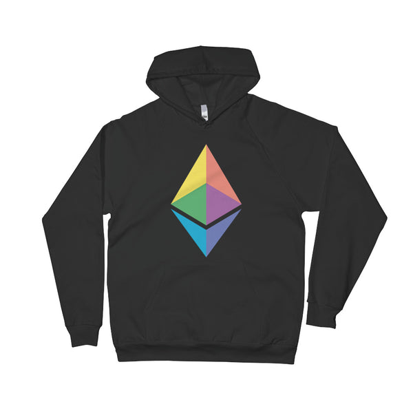 rainbow logo hoodie